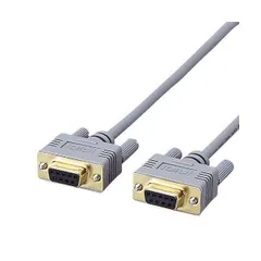 (まとめ) エレコムRS-232Cケーブル(リバース) D-Sub9pinメス 1.5m C232R-915 1本 〔×10セット〕