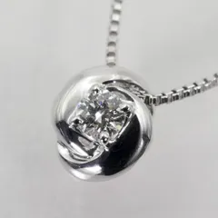 ヴァンドーム青山 K18WG ダイヤモンド ネックレス/25-2764