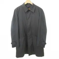 ポールスミス PAUL SMITH コート アウター ロング 日本製 無地 厚手 Lサイズ グレー