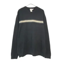 Calvin klein Jeans カルバンクライン ジーンズ コットンニットセーター ブラック(メンズ XL)中古 古着 X6341のサムネイル