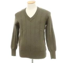 【中古】ミリタリー MILITARY ドイツ軍 ヴィンテージ ウール ミリタリーニット グレイッシュオリーブ【サイズ44】【メンズ】のサムネイル