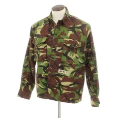 【中古】アークエアー ArkAir コットンポリエステル カモフラージュ柄 ミリタリージャケット グリーンxブラウン【サイズL】【メンズ】