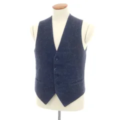 【中古】タリアトーレ TAGLIATORE ウールナイロン ドレス系ジレ ベスト ネイビーブルー【サイズ46】【メンズ】のサムネイル