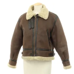 【中古】アルファ ALPHA ショート エコムートン ブルゾン ブラウン【サイズM】【レディース】のサムネイル
