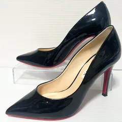DIANAダイアナ エナメル ポインテッドトゥ ハイヒール レッドソール 23.5cm