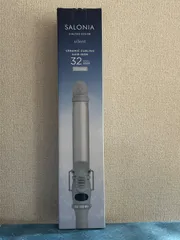 【新品】サロニア カールアイロン 32mm 海外対応　2025秋冬限定色 サイレントアイスグレー