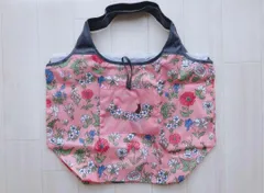 レジポケ【新品未使用】ブルーミング中西 エコバッグ 猫 トートバッグ 花柄