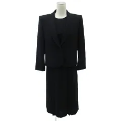 チャームルビー CHARM RUBY ブラックフォーマル 喪服 ショールカラージャケット ミドル丈 シングルボタン ワンピース ロング丈 七分袖 7 黒 ブラック /SM16 ■GY58