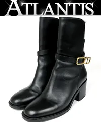 Dior 銀座店 ディオール レディース Empreinte G金具 ショートブーツ size:37 黒 102514のサムネイル