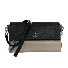 Kate spade(ケイトスペード) ショルダーバッグ コブル ヒル マルサラ PXRU6222 ベージュ×黒×ブラウン 2way/ストラップ着脱可 レザー
