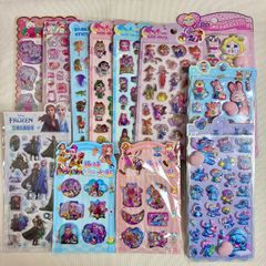シールおまとめセット ウォーターシール ぷっくりシール おしりシール ズートピア クライベイビー デーモンハンターズ アナ雪 スティッチ