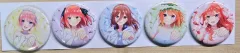 五等分の花嫁 劇場版 特典イラスト 缶バッジ セット