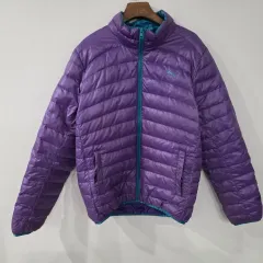 プーマ 軽量グースダウンジャケット L パープル(ユニセックス)