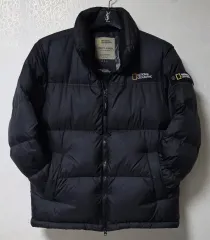 ナショナルジオグラフィック ダックダウン ショートダウン ヌプシデザイン メンズ L(100)