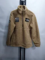 THE NORTH FACE ザノースフェイス フリース スノウ シティ Anorak（アノラック） シープスキン ボア 星条旗 ジャケット ベージュ s