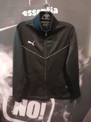 PUMA プーマ ブラック トレーナー ジップアップ ジャケット