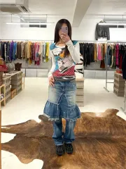 HYSTERIC GLAMOUR パンク フリル スカート 펑크 チマ