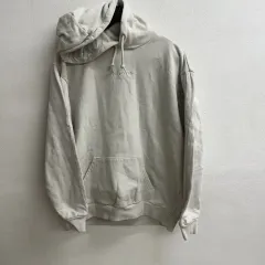 アディダス ess logo シンプル トーンダウン グレー フード (M)95