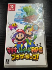 新品未開封　NS マリオ＆ルイージRPG ブラザーシップ！