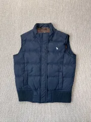 アバクロンビー ネイビー ダウン ベスト J03717