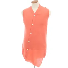 【中古】コムデギャルソンシャツ COMME des GARCONS SHIRT 2024年秋冬 ウール ロングニットベストカーディガン コーラルピンク【サイズM】【メンズ】のサムネイル