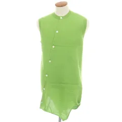 【中古】コムデギャルソンシャツ COMME des GARCONS SHIRT 2024年秋冬 ウール ロングニットベストカーディガン グリーン【サイズM】【メンズ】のサムネイル