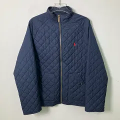 ポロラルフローレン ネイビー キルティング ジャケット XL