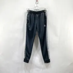 アディダス メンズ トレーニングパンツ ブラック M ヴィンテージ