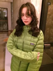 パタゴニア ダウンセーター S ライムCOLOR 軽量ダウン