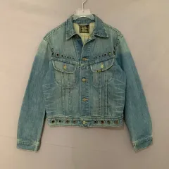L LEE リー 00s ヴィンテージ レディース スリム エンブロイダリー デニム デニムジャケット