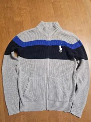 ポロ ラルフローレン ニット ジップアップ 95程度