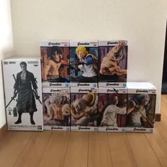 ワンピース　バンプレくじ　ゾロ　A ブラシカラー　半券つき　  プライズ　フィギュア　まとめ売り8個　セット