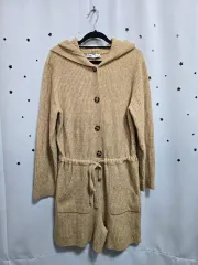 ZARA ゴージ ニット フード ロンパー