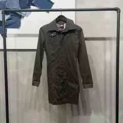 (90) ディーゼル レディース ストリート カジュアル 刺繍 ロング ONE PIECE