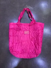 MARCJACOBS 넉아웃 ピンク キルティング ナイロン トートバッグ