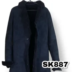 ADAM ET ROP<!-利用不可文字-!>（アダム エ ロペ）コート 黒色 38サイズ レディースコート　管理SK887
