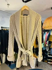 ラルフローレン ケーブルニット ショールカラー カーディガン