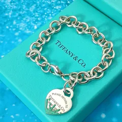 TIFFANY&Co.  ティファニー リターントゥ　スプラッシュ　ハート　ブレスレット　　メンズ　レディース　シルバー925 箱　保存袋付きのサムネイル