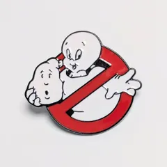 送料無料！ ★ピンズ PINS★ピンバッジ 【 Casper ( キャスパー・ゴーストバスターズ )】 〚アメリカン雑貨 アメトイ〛のサムネイル