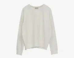 新品 RECTO ハンド刺繍 オーバーサイズ Tシャツ - オフホワイト