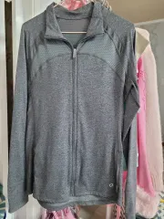 ギャップ レディース フルジップアップ ジャケット グレー