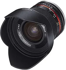 SAMYANG 単焦点広角レンズ 12mm F2.0 ブラック マイクロフォーサーズ用 APS-C用