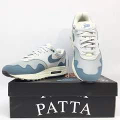 ● 6076 【正規品】NIKE AIR MAX 1 PATTA Noise Aqua DH1348-004 26cm 箱・替え紐・チャーム付き ナイキ パタ エアマックス1 ノイズアクア コラボモデル