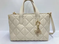 RANDA ランダ ショルダーバッグ 2WAYキルティングトート アイボリー FB37181U