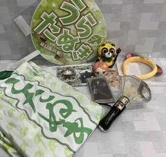 浦島坂田船 うらたぬき 浦田わたる グッズセット うちわ ペンライト キーホルダー5種 カチューシャ アクリルスタンド はっぴ グリーン