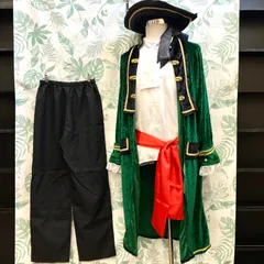 ZZ81 海賊コスプレ５点セット グリーン ポリエステル