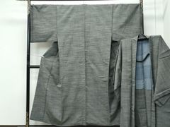 平和屋本店＊希少 夏物 浦野理一 絽塩瀬 九寸名古屋帯 遠山文 金彩 た