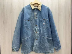 Lee/リー ヴィンテージデニムカバーオール 81-LJ コーデュロイカラー ブランケットライナー 70s 古着 USA製