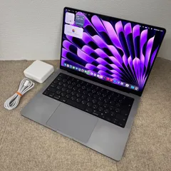 【送料無料】Apple MacBook Pro 14(2021, A2442) M1 Pro / RAM 32GB / SSD 1TB / スペースグレー / 充放電回数 : 216 [MC149]