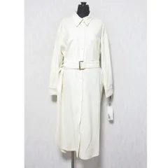 美品 23AW Grace Class グレースクラス ウールロングシャツドレス ワンピース 0223431006 36 キナリ レディース 古着 中古 USED